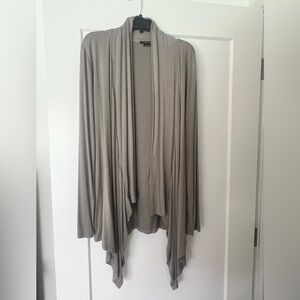 BCBGMaxAzria Women's Open Front Cardigan in Taupe